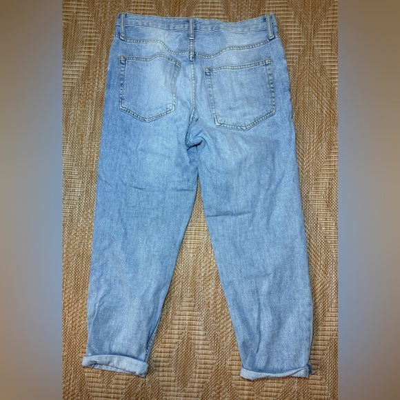 Topshop Moto Hayden Light Wash Ripped Denim Jeans,Women's W28,L30 - Picture 2 of 8